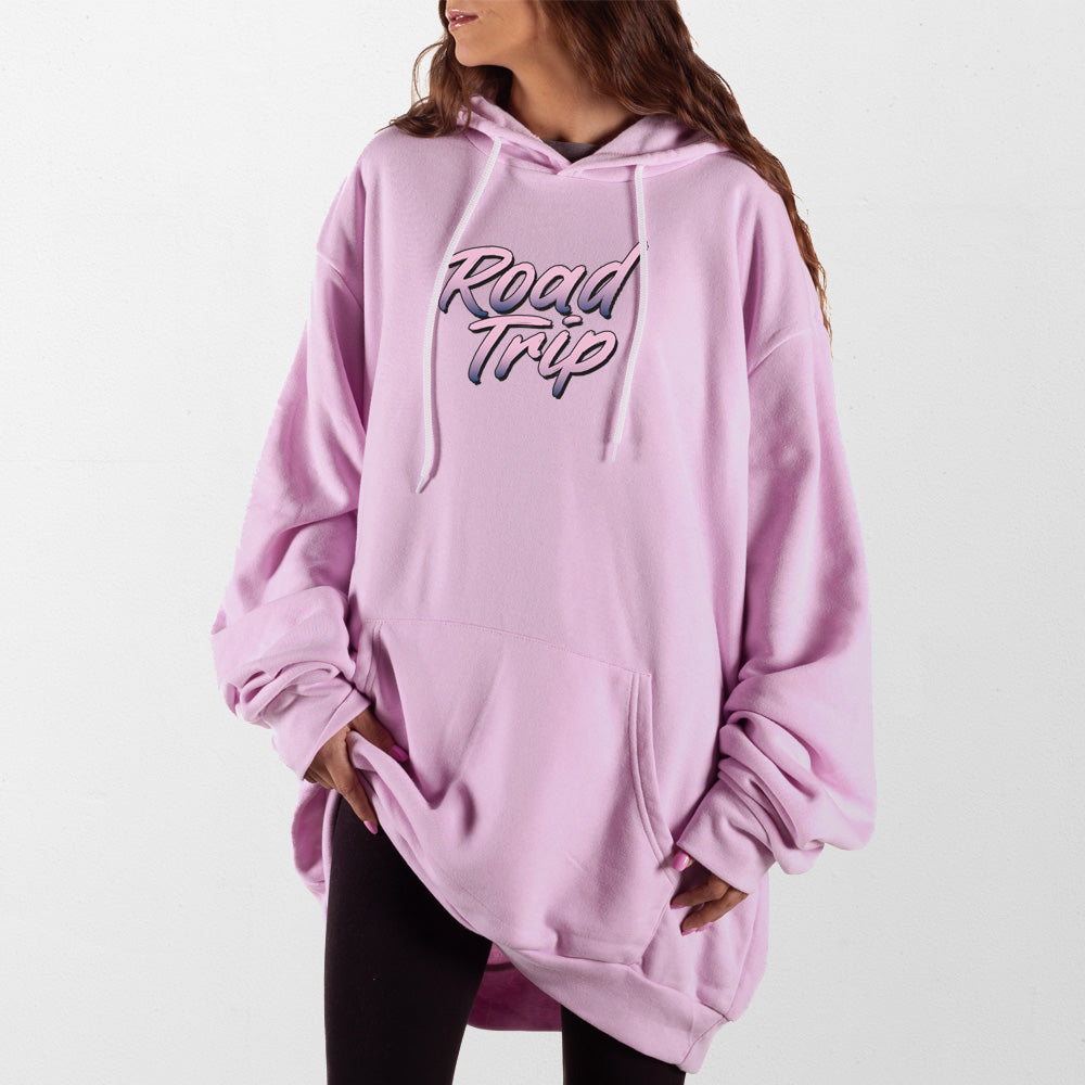 Light Pink Road Trip Giant Hoodie