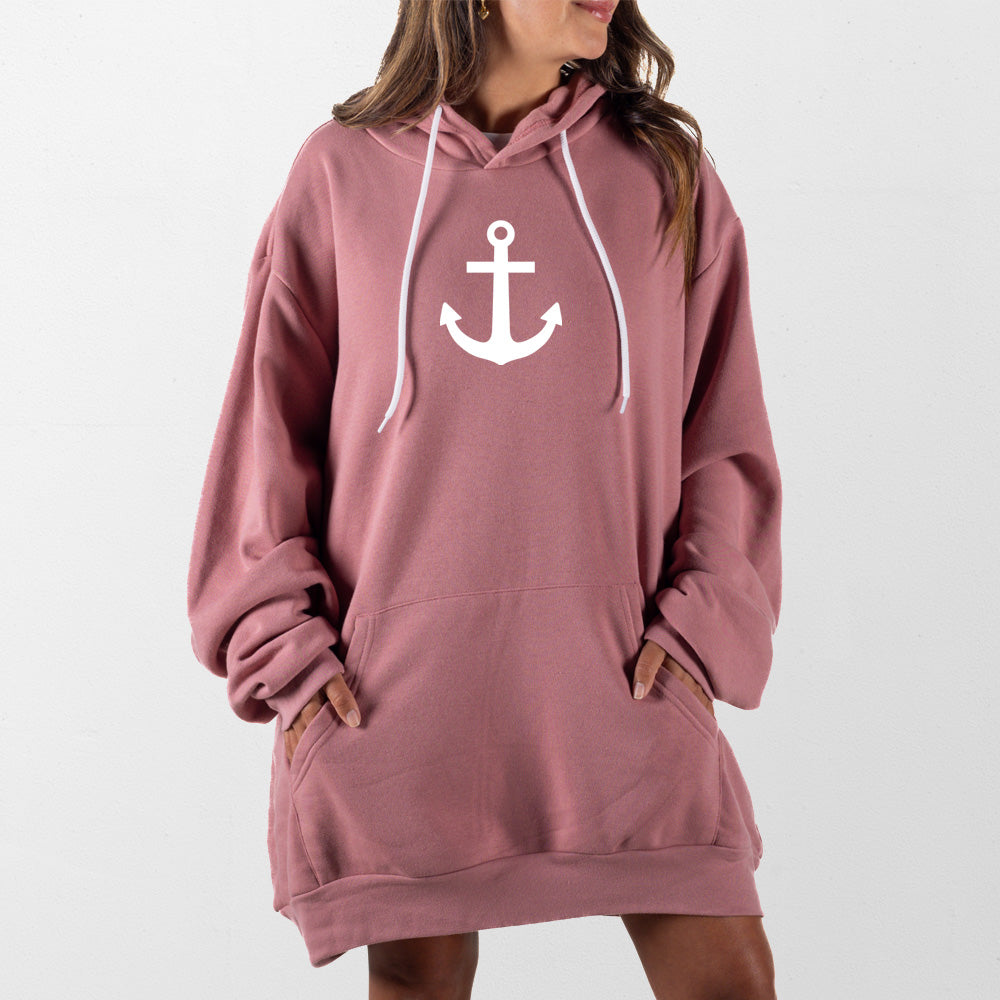 Mauve Anchor Giant Hoodie