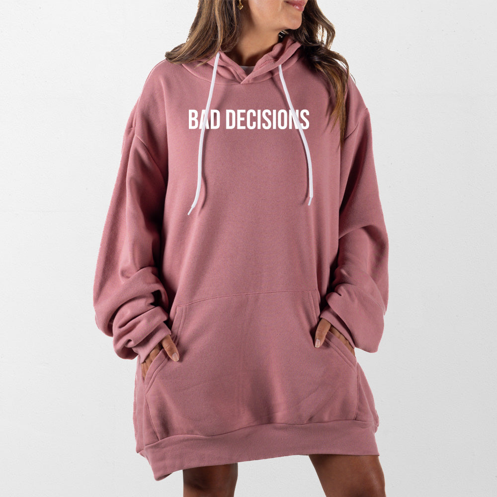 Mauve Bad Decisions Giant Hoodie