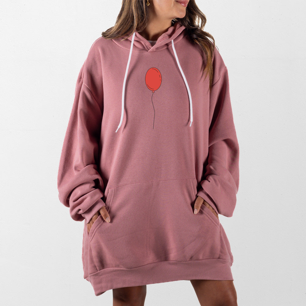 Mauve Balloon Giant Hoodie