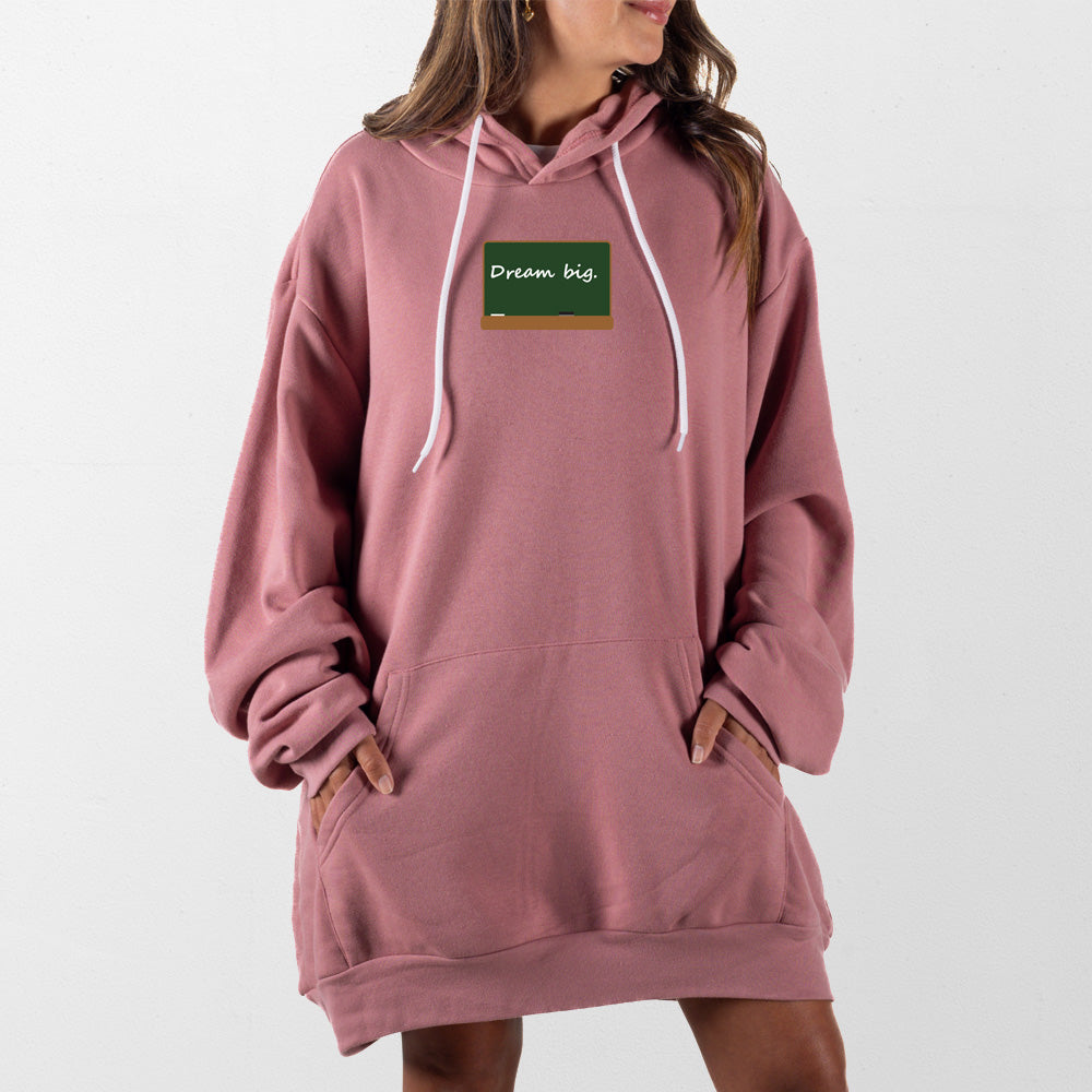 Mauve Chalkboard Giant Hoodie