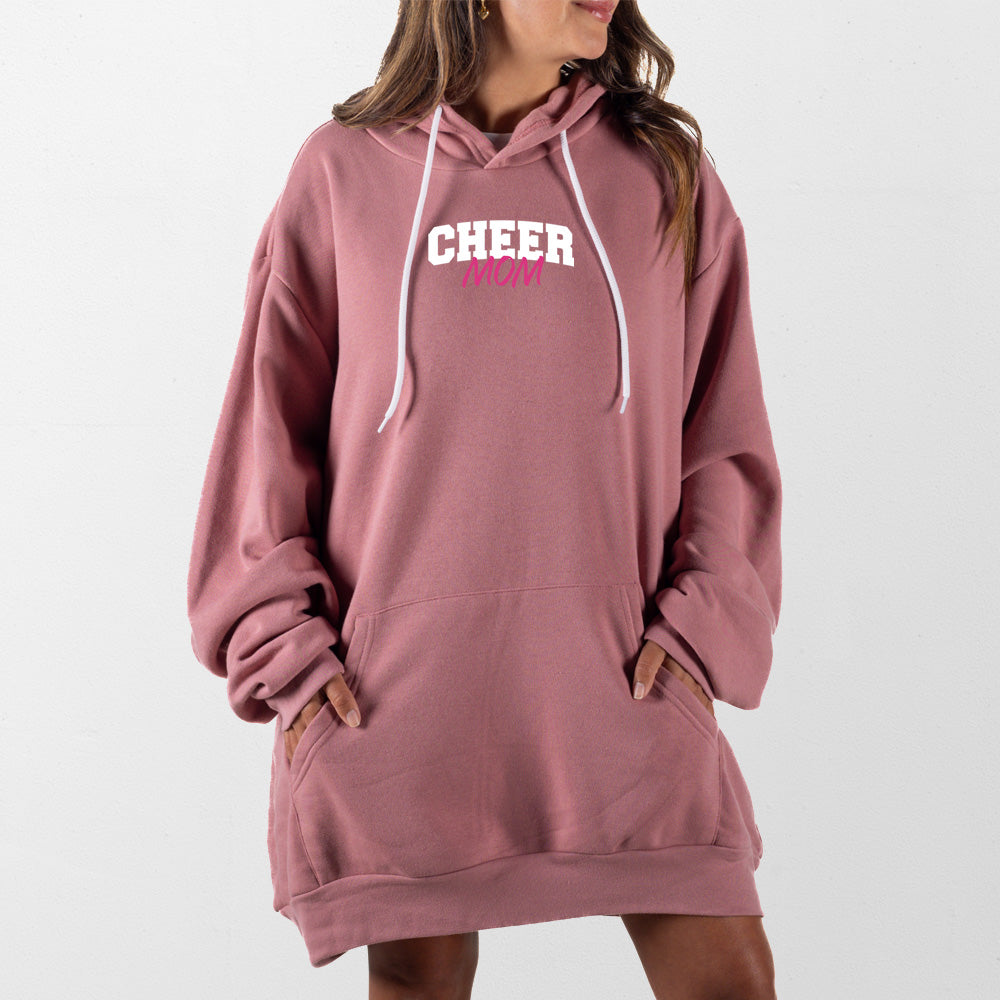 Mauve Cheer Mom Giant Hoodie