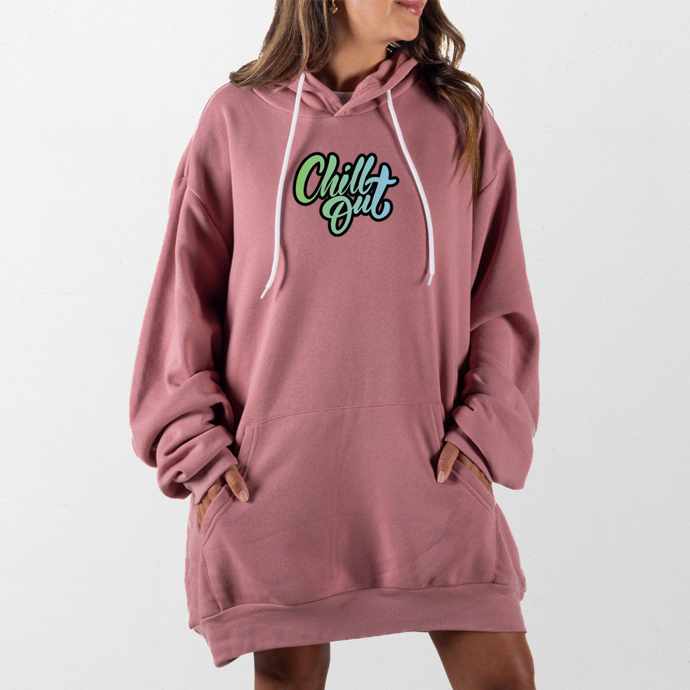 Mauve Chill Out Giant Hoodie