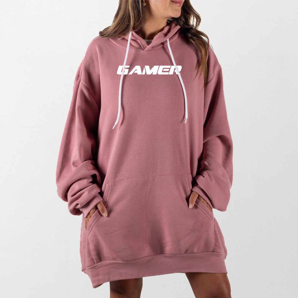 Mauve Gamer Giant Hoodie