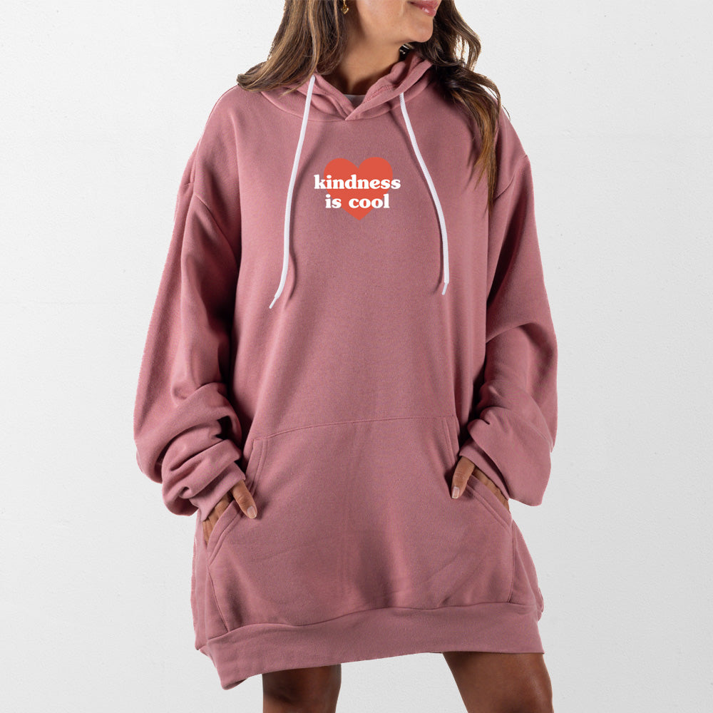 Mauve Kindness Is Cool Giant Hoodie