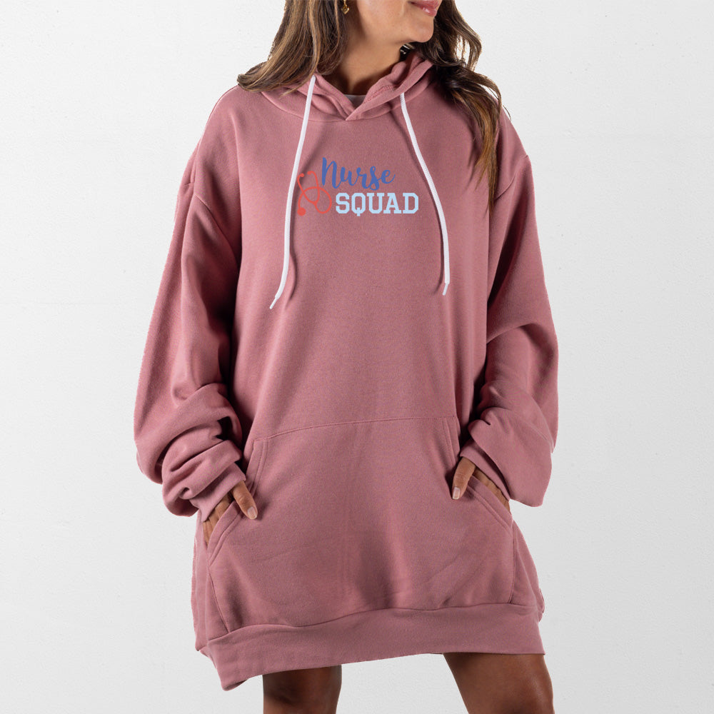 Mauve Nurse Squad Giant Hoodie