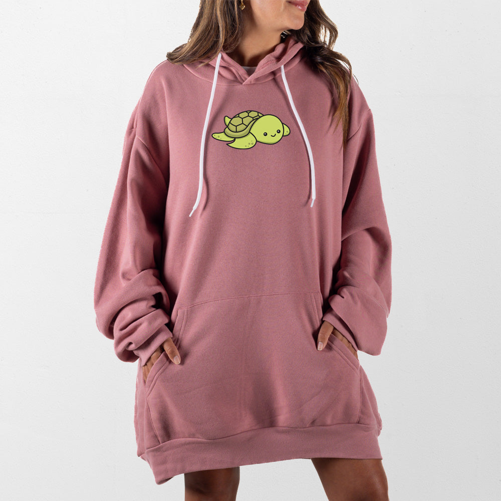 Mauve Tim the Turtle Giant Hoodie