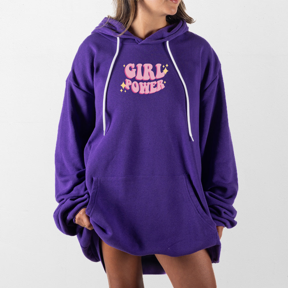 Purple Girl Power Giant Hoodie