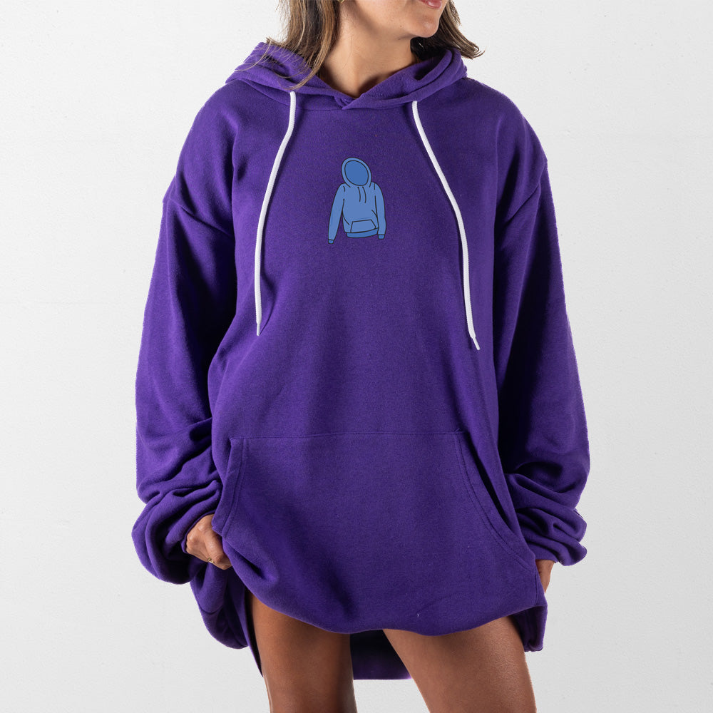 Purple Hoodie Sketch Giant Hoodie