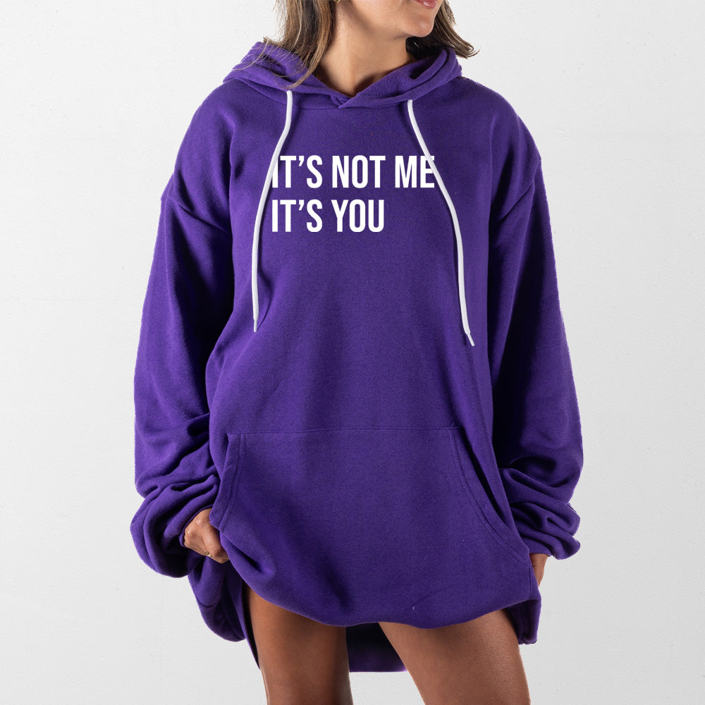 Purple Its Not Me Its You Giant Hoodie