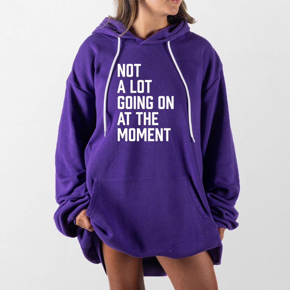 Purple Not a Lot Going On Giant Hoodie