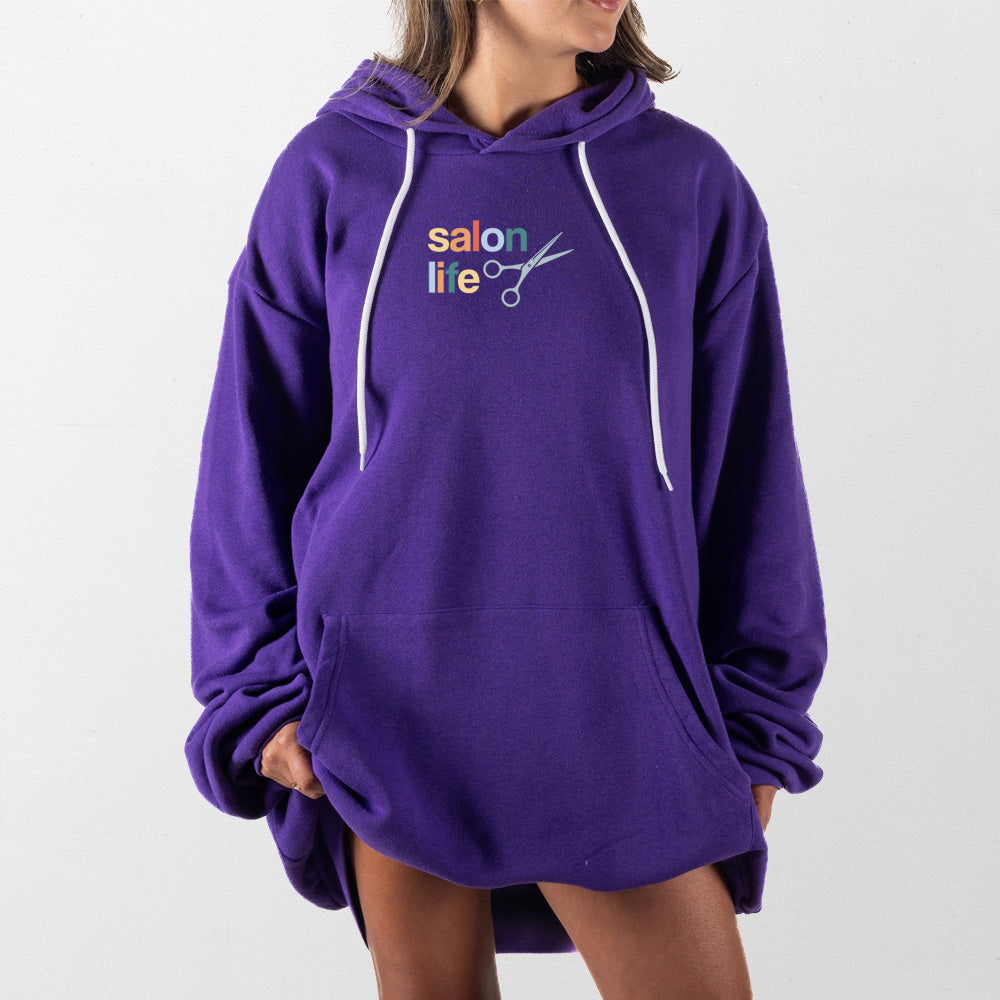 Purple Salon Life Giant Hoodie