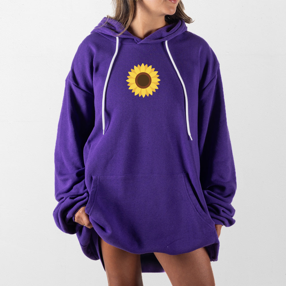 Purple Sunflower Giant Hoodie