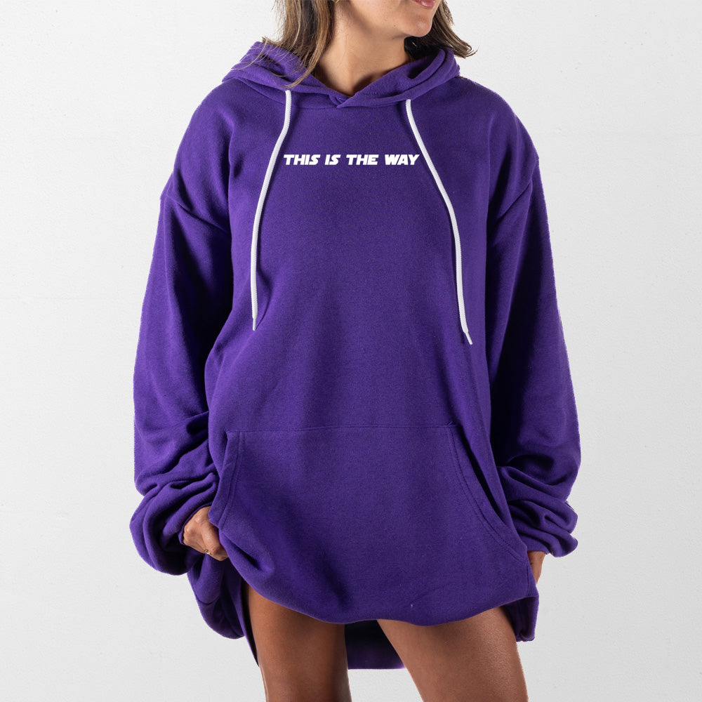 Purple This Is The Way Giant Hoodie