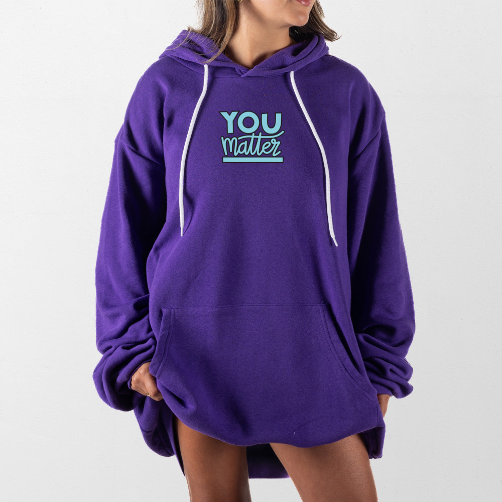 Purple You Matter Giant Hoodie