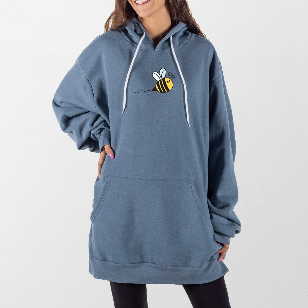 Slate Blue Bumblebee Giant Hoodie