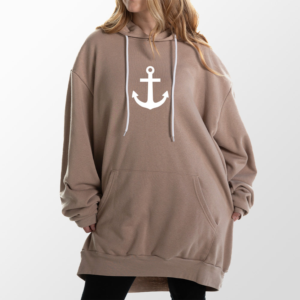 Dark Gray Anchor Giant Hoodie