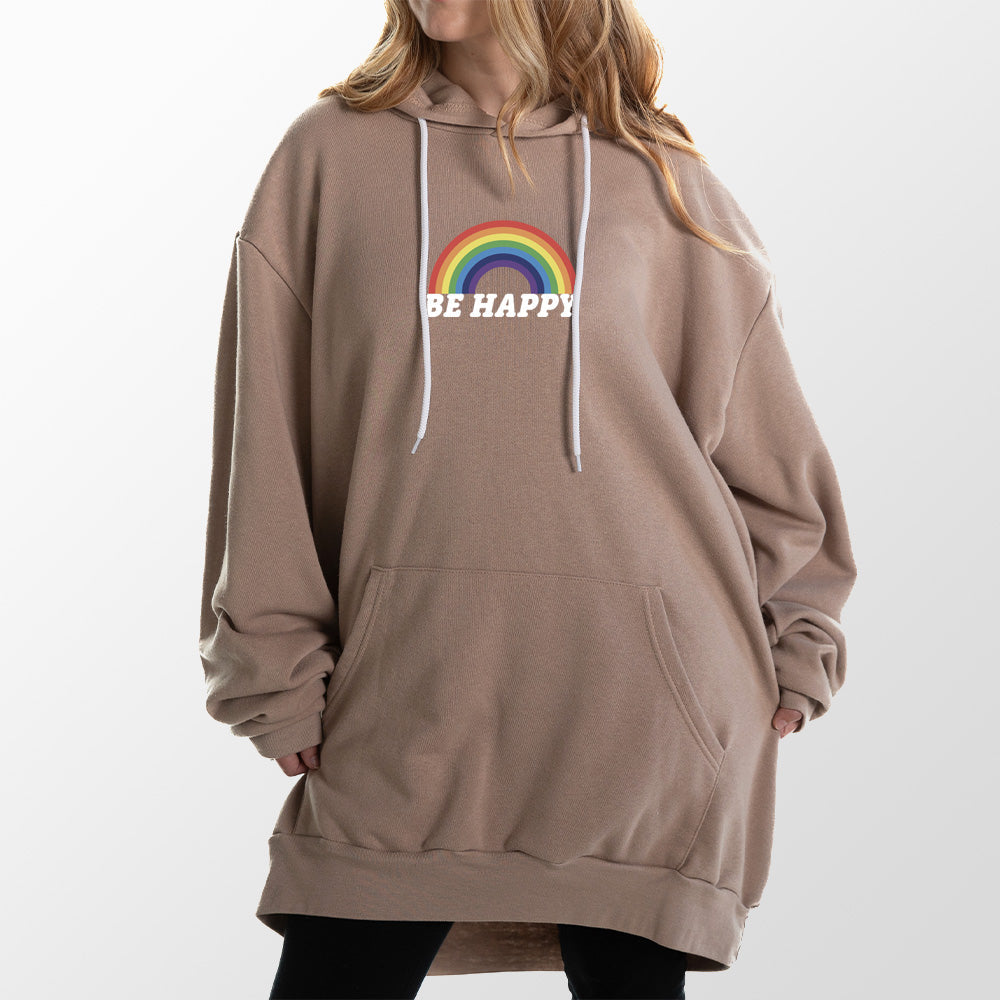 Teal Be Happy Giant Hoodie