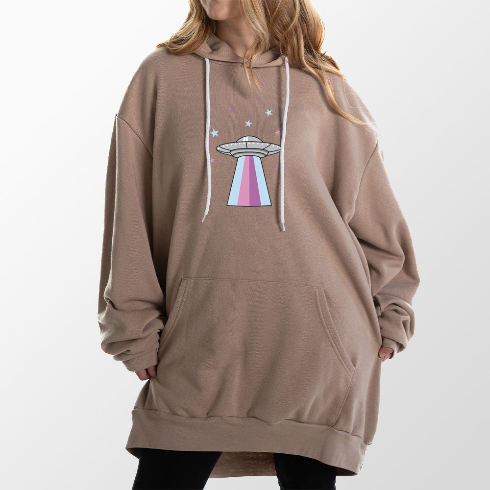 Ufo Giant Hoodie - Purple - Giant Hoodies