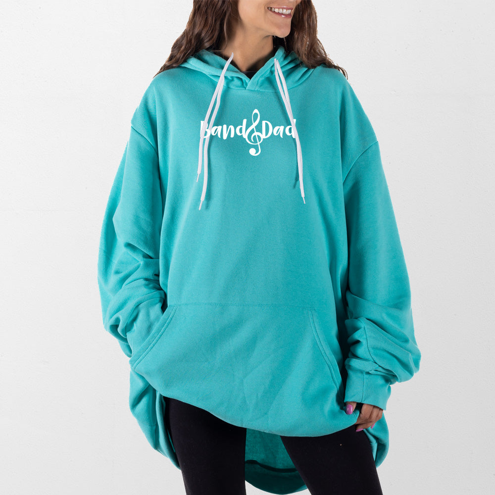 Teal Band Dad Giant Hoodie