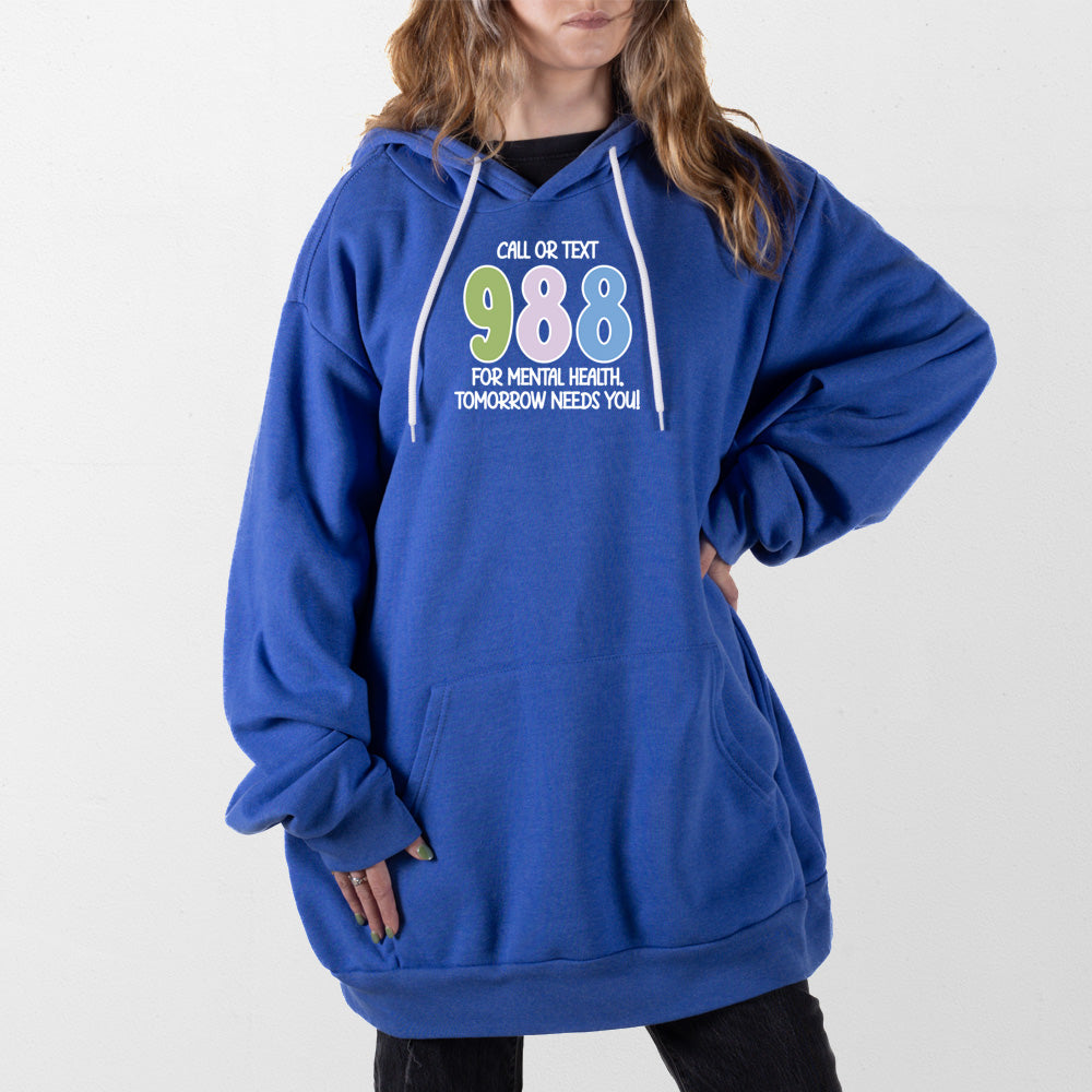 Very Blue 988 Giant Hoodie