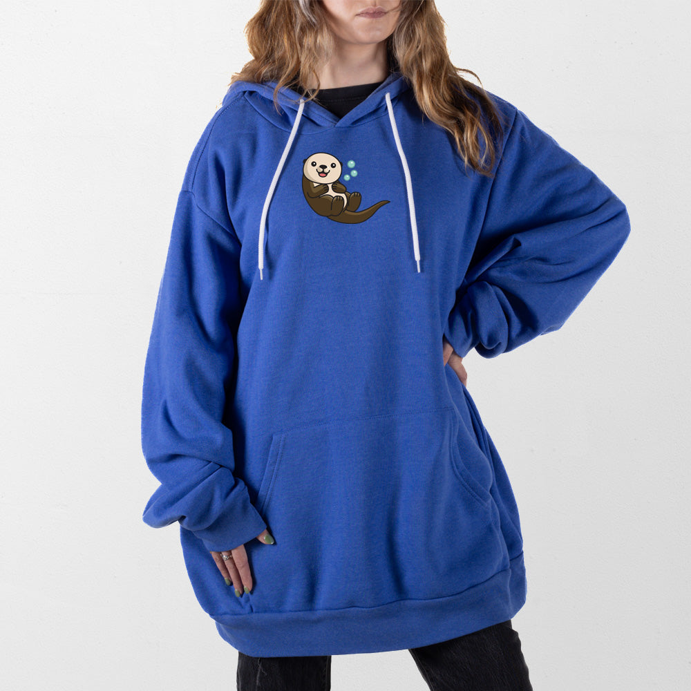 Very Blue Otter Giant Hoodie