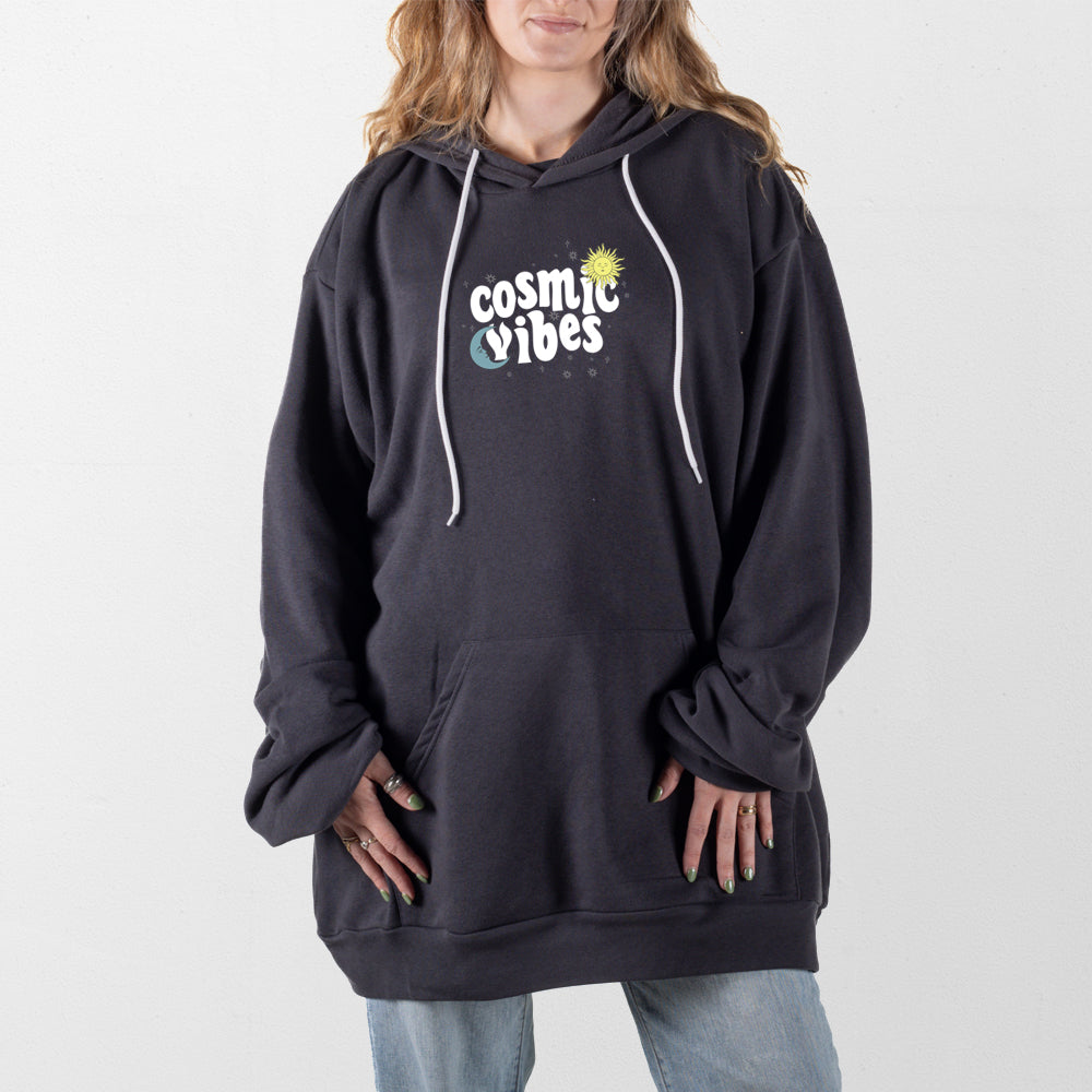 Dark Gray Cosmic Vibes Giant Hoodie