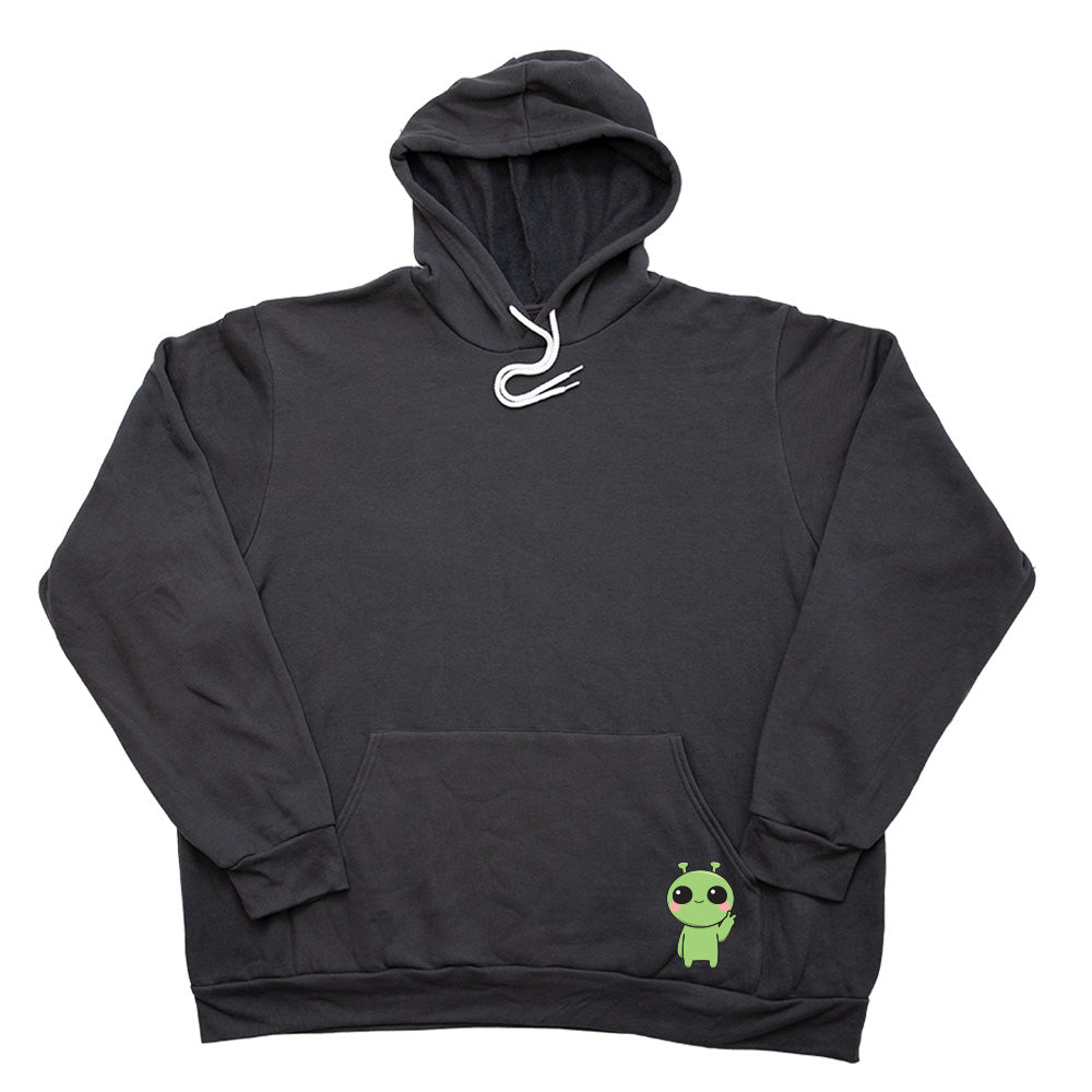 Dark Gray Pocket Alien Giant Hoodie