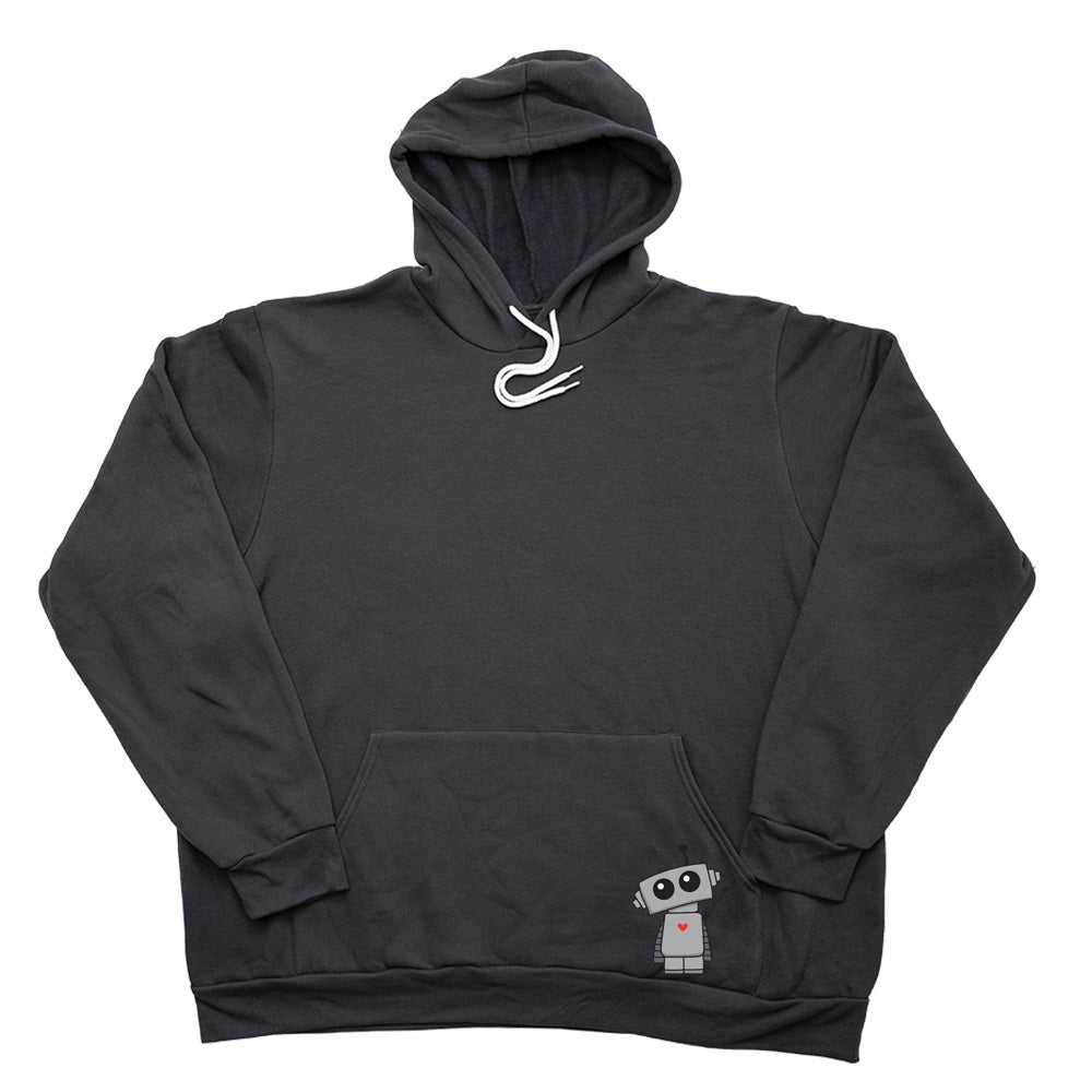 Dark Gray Pocket Robot Giant Hoodie