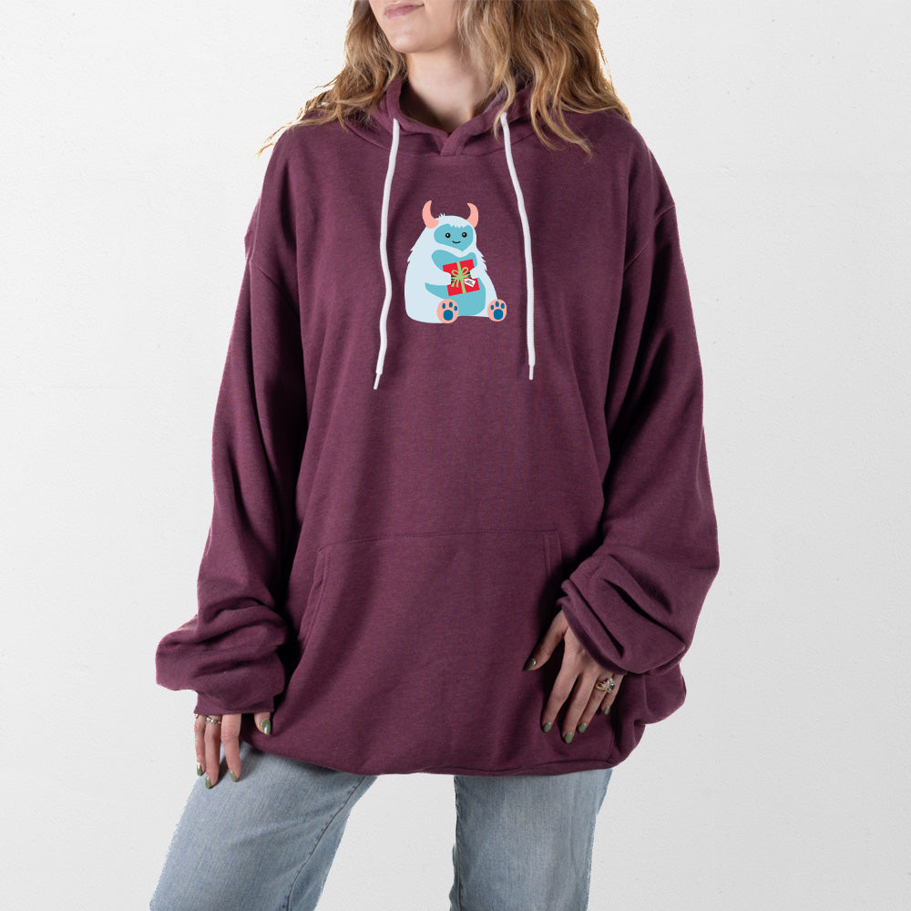 Heather Maroon Yeti Giant Hoodie