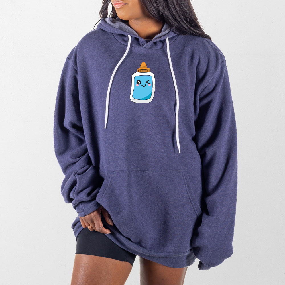 Heather Navy Glue Giant Hoodie