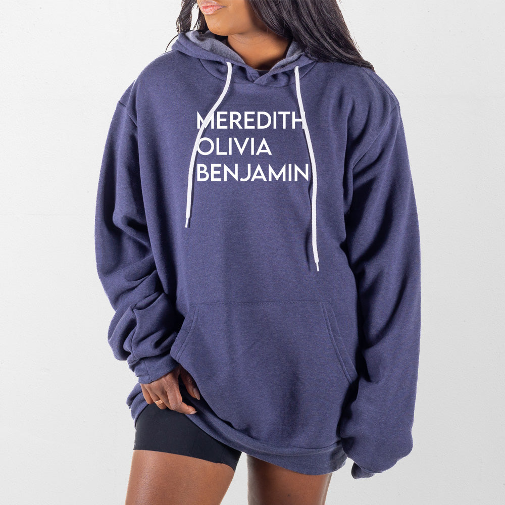 Heather Navy Meredith Olivia Benjamin Giant Hoodie