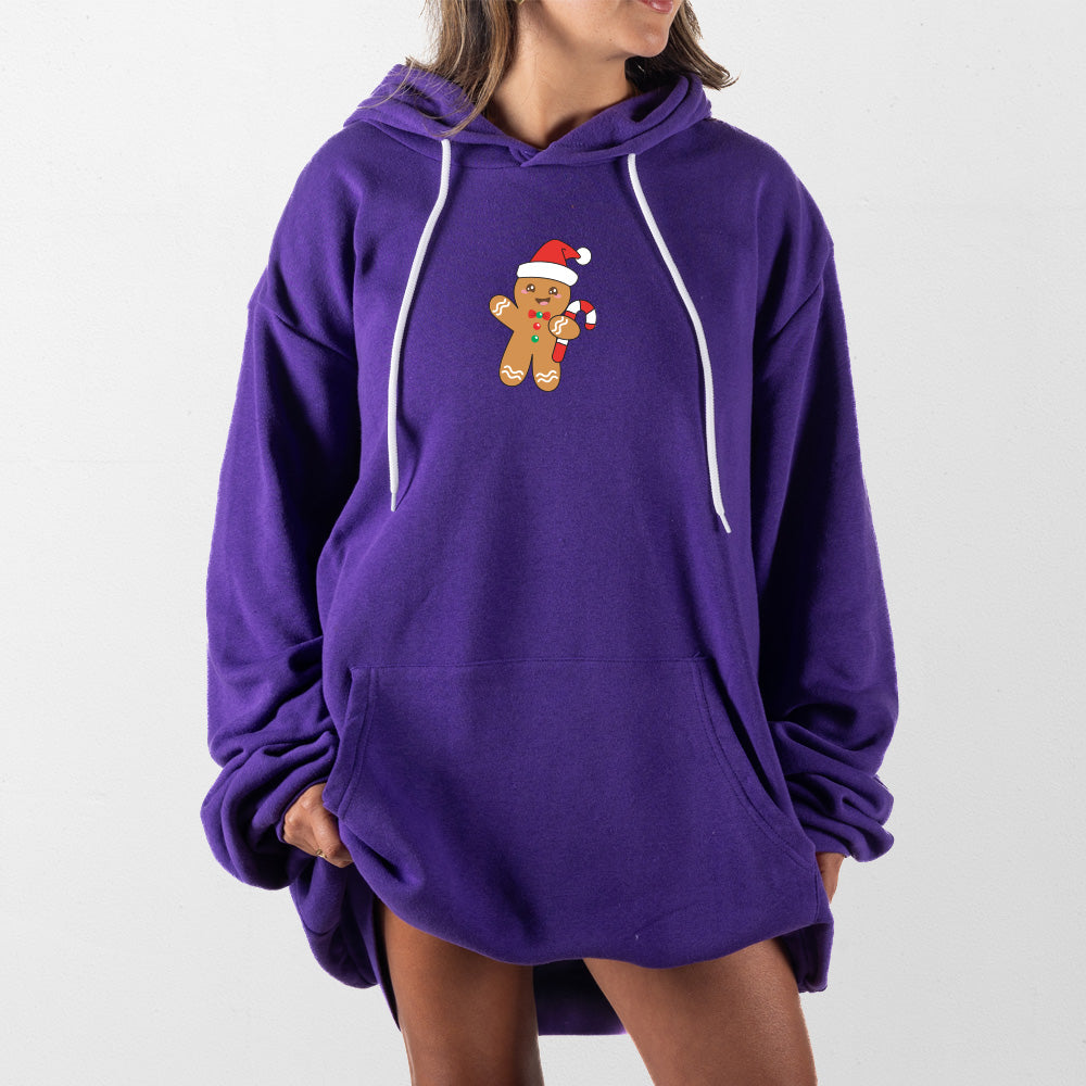 Purple Gingerbread Man Giant Hoodie