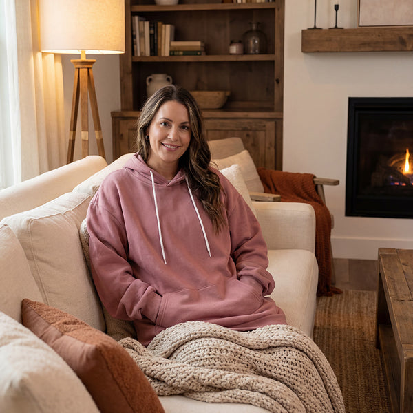 Giant Hoodie on size 2XL body