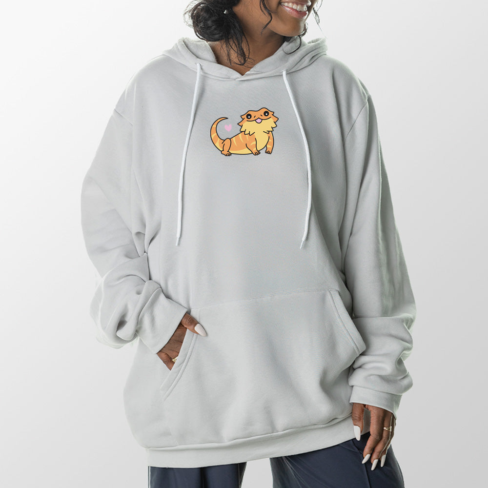 Bearded Dragon Giant Hoodie - Glacier Gray