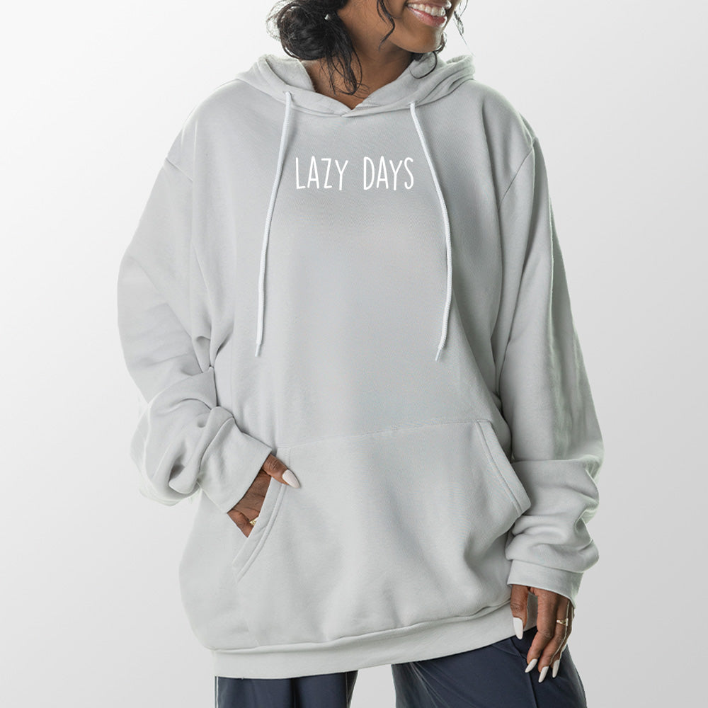 Lazy Days Giant Hoodie - Glacier Gray