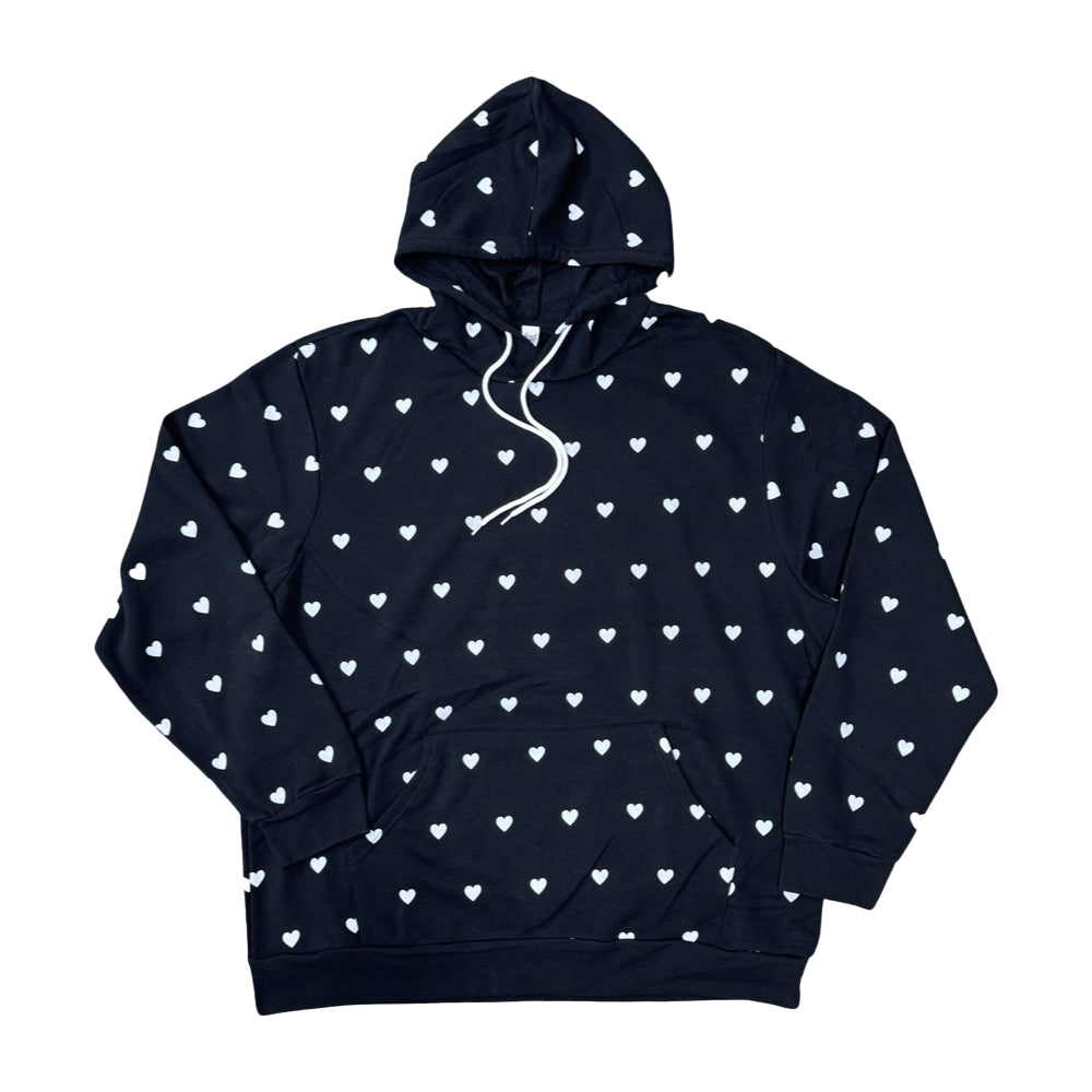 Hearts All Over Giant Hoodie