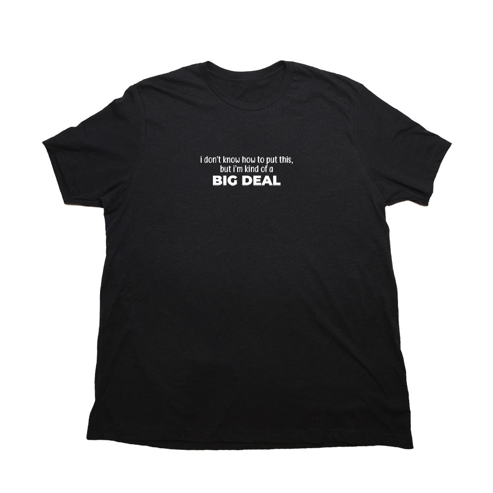 Heather Black Big Deal Giant Shirt