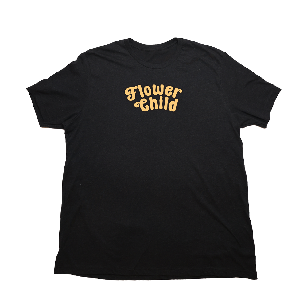 Heather Black Flower Child Giant Shirt