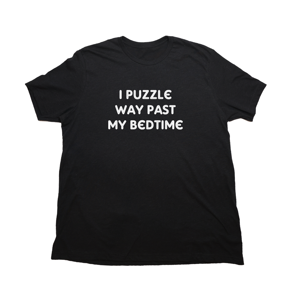 Heather Black Puzzle Past Bedtime Giant Shirt