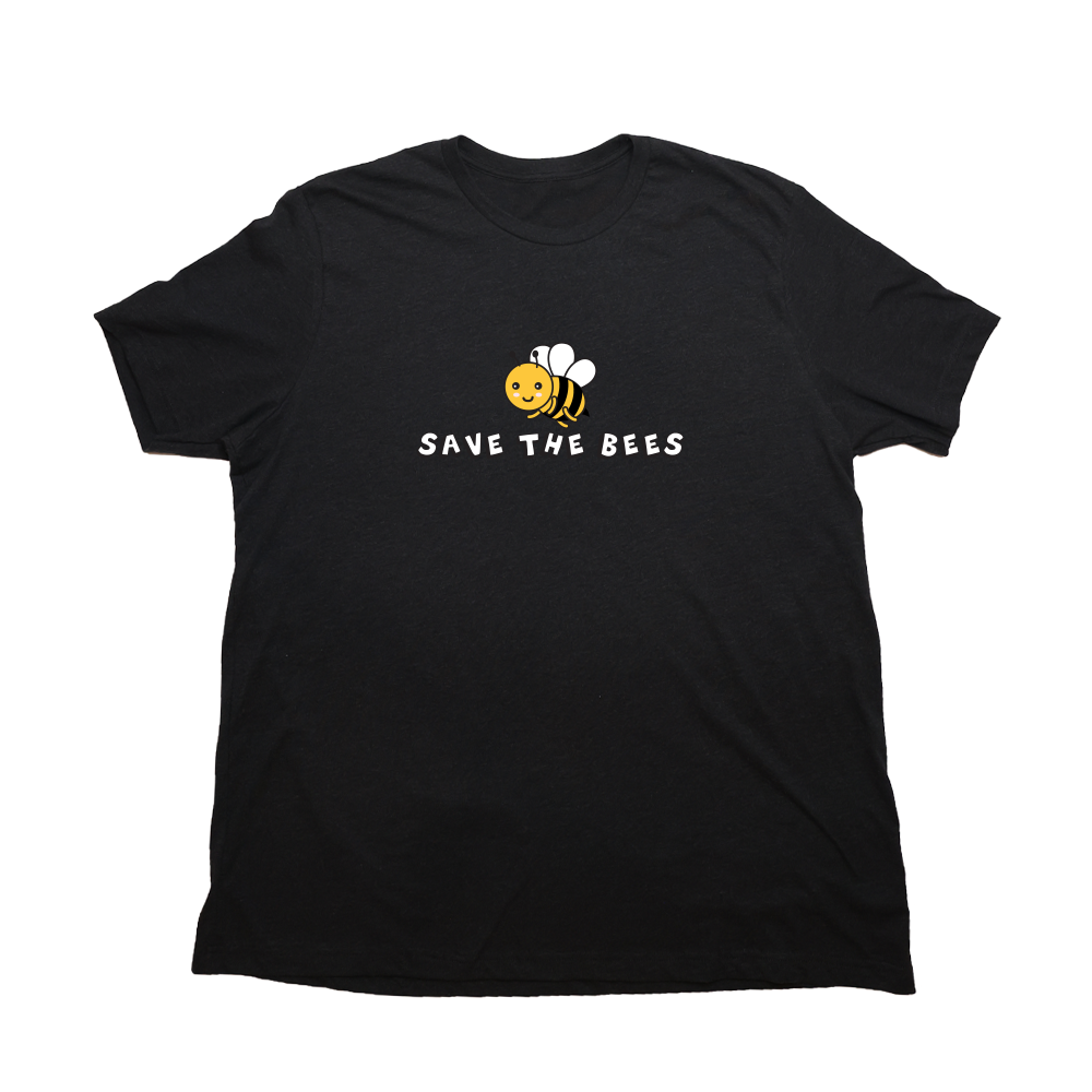 Heather Black Save The Bees Giant Shirt