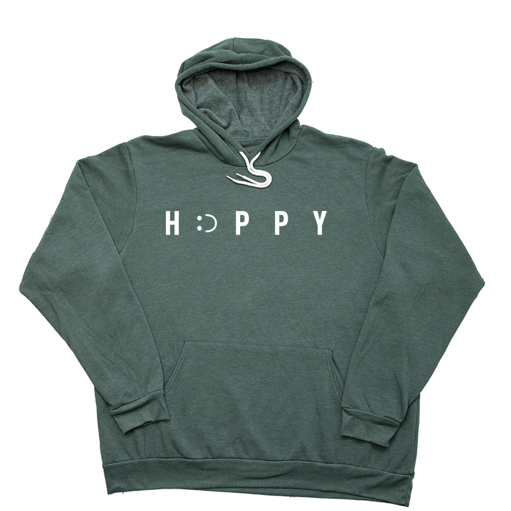 Heather Forest Happy Face Giant Hoodie