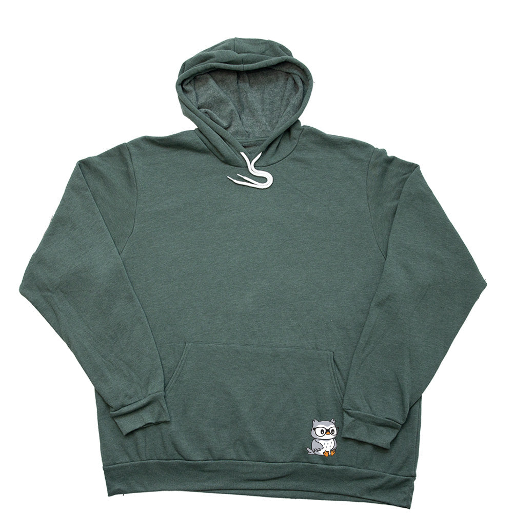 Heather Forest Pocket Owl Giant Hoodie