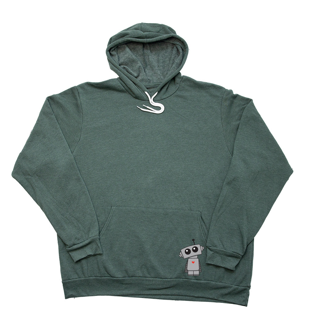 Heather Forest Pocket Robot Giant Hoodie