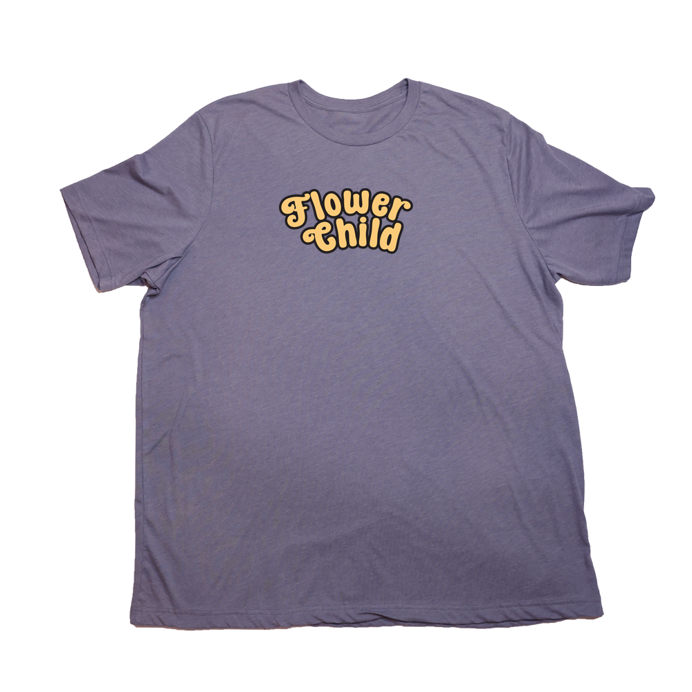 Heather Purple Flower Child Giant Shirt