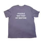 Heather Purple Puzzle Past Bedtime Giant Shirt