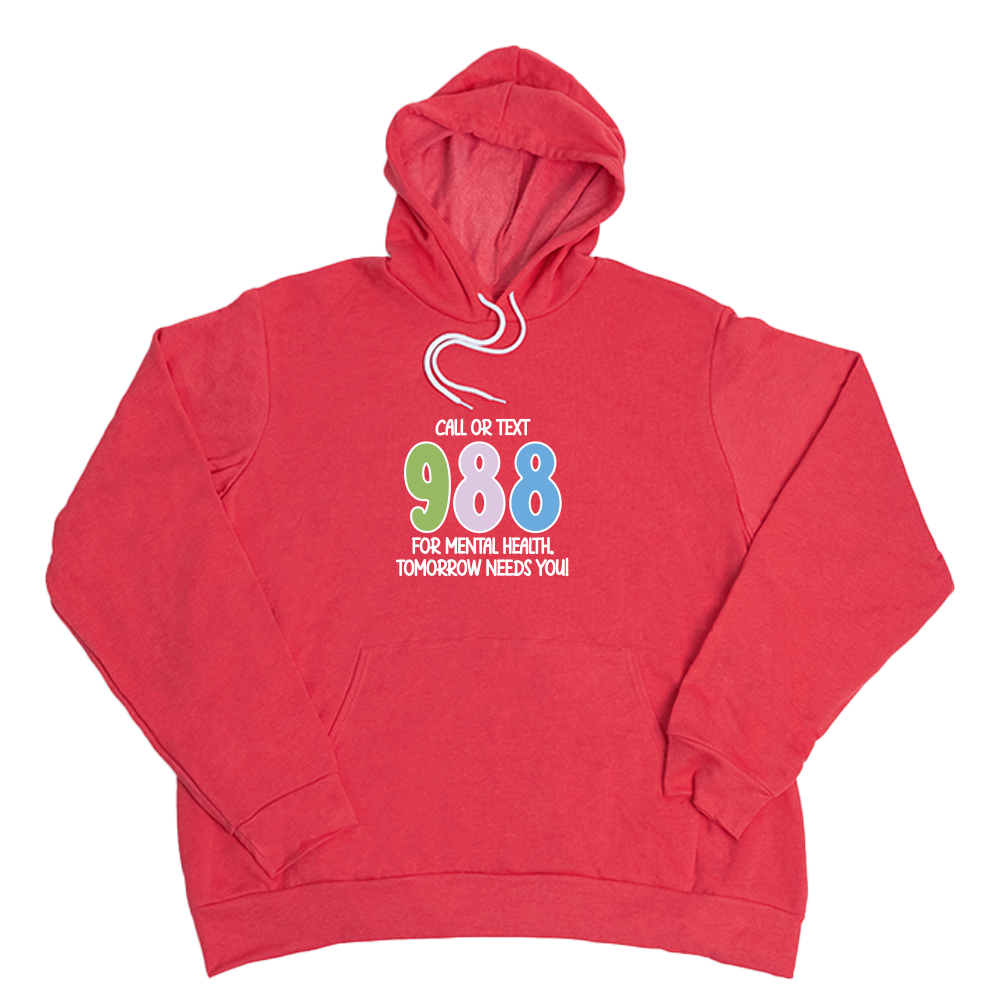 Heather Red 988 Giant Hoodie