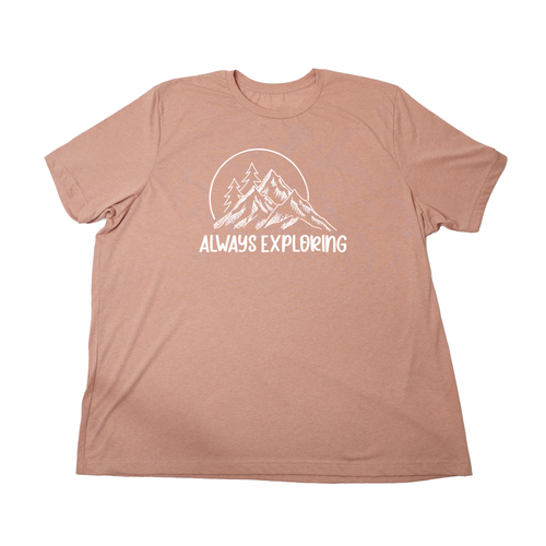 Heather Sunset Always Exploring Giant Shirt