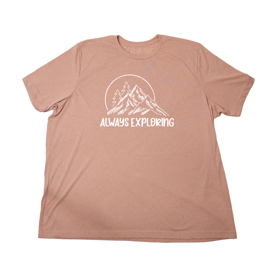 Heather Sunset Always Exploring Giant Shirt