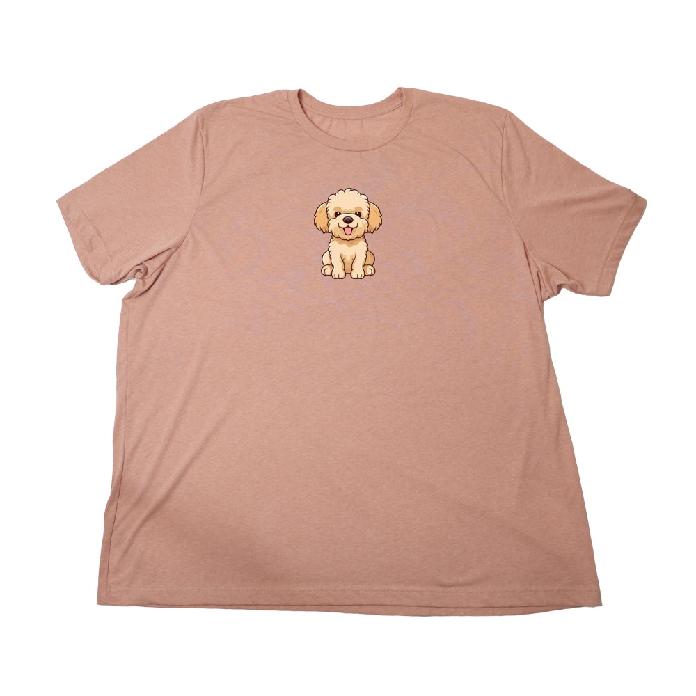 Heather Sunset Golden Doodle Puppy Giant Shirt